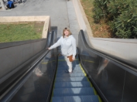 Outdoor escalators! brill.... : Shirley